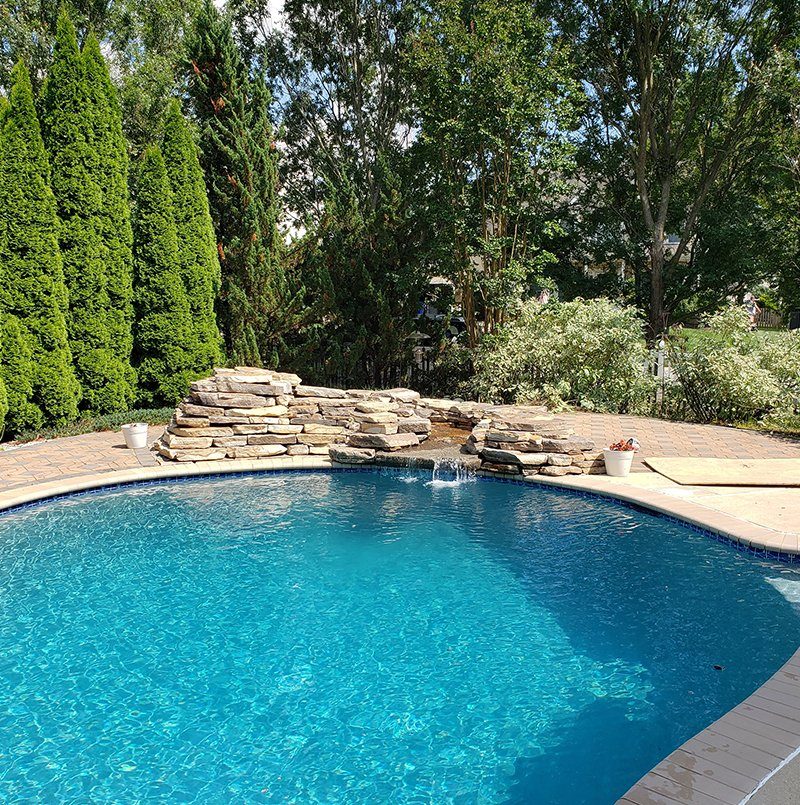 proyecto de mantenimiento de piscinas en Leesburg