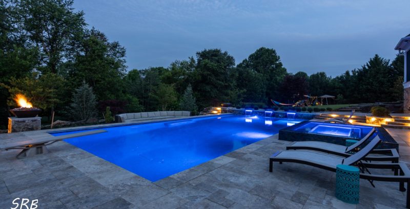 proyecto de mantenimiento de piscinas en Leesburg